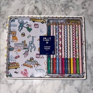 Roller Rabbit x Target Multicolor Pencil Set with Playful Case